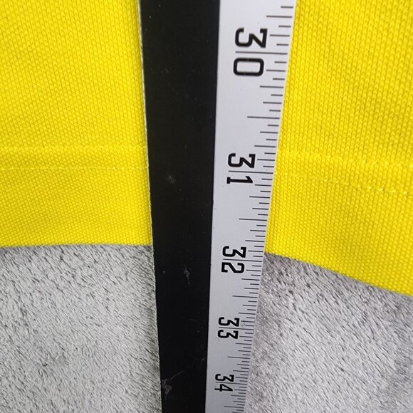 Mens Yellow Nike Dri-Fit Polo Shirt Short Sleeve Size XXL - Picture 9 of 10